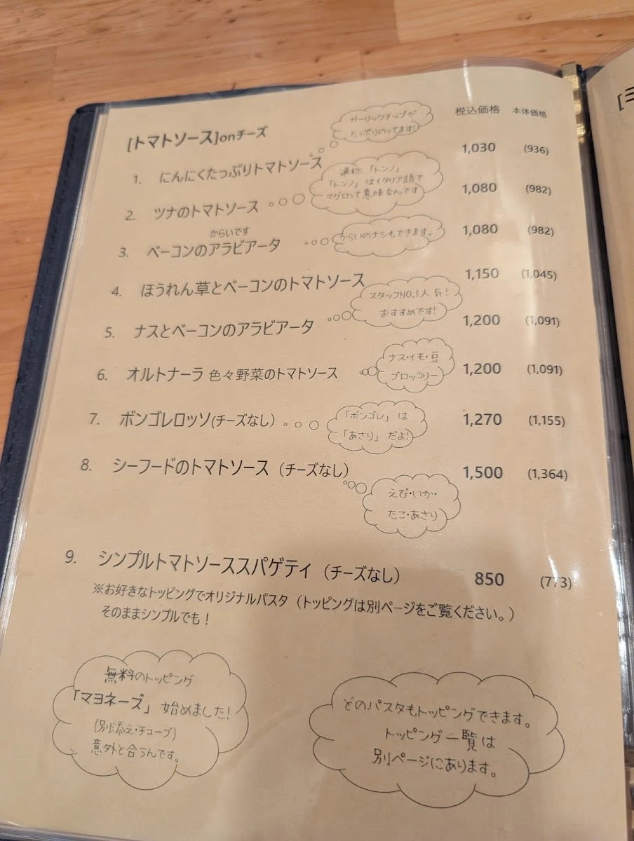 ペルファボーレ メニュー写真 3